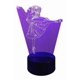 thumbnail image 1 of Lampara Ilusion 3D Bailarina de 7 colores, Base touch, 1 of 6