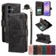 thumbnail image 1 of Para Samsung Galaxy S26 Plus 5G Funda Tipo Billetera, 9 Ranuras para Tarjetas Bloqueo RFID Bolso Cruzado Cubierta de Cuero, Bolsillo con Cierre, Correa de Muñeca y Hombro Desmontable, Funda, 1 of 11