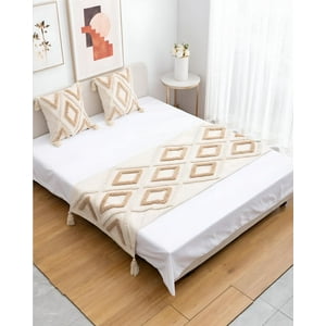 Todo Para El Hogar - Piecera De Cama Decorativa Modelo Boho F05