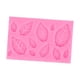thumbnail image 3 of Molde Para Fondant De Hojas De Silicona, Decoración De Pasteles Para Proyectos De Artesanía Con Azúcar, Color Rosa, 3 of 3