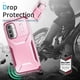 thumbnail image 5 of Funda Resistente para Samsung Galaxy A26 con Tapa Deslizante y Protección Militar Rosa, 5 of 6