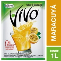 Jugo En Polvo Sabor Maracuyá Sobre 7 G Vivo