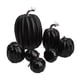 thumbnail image 4 of 7 Piezas De Calabazas Falsas, Modelo De Bricolaje, Verduras Artificiales Para Tienda De Halloween, Otoño, Negro, 4 of 5