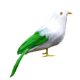 thumbnail image 3 of Aves en miniatura decorativas artificiales emplumadas figura modelo 1-blanco verde, 3 of 5