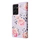 thumbnail image 5 of FOXDOCK Funda Tipo Cartera Floral para Samsung Galaxy S21 Ultra 5G ,Funda con Tapa de Cuero PU, Protección Antigolpes con Ranuras para Tarjetas y Soporte, 5 of 5