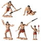 thumbnail image 2 of 5pcs Men Primitivos Figuras Miniatura Para Paisaje Mesa De Arena De Jardín, 2 of 5