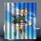 thumbnail image 1 of Cortina de ducha de Anime Las Chicas Superpoderosas, juego de cortina de baño con ganchos, tamaño 60 x 72 pulgadas, 1 of 3