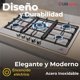 thumbnail image 2 of Encimera Gas Licuado 5 Platos Acero Inox con Chispero, 2 of 10