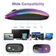 thumbnail image 3 of CC Store Mouse LED Inalámbrico Bluetooth 5.1 y 2.4 GHz Negro-Morado, 3 of 3