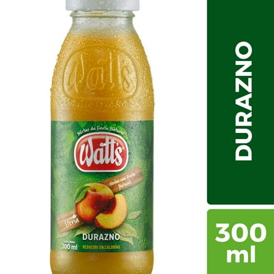 Néctar Sabor Durazno Botella Botella 300 Ml Watts