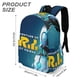 thumbnail image 3 of Mi Amigo Robot-theme Backpack, Campus style schoolbag Bookbag with Adjustable Shoulder Straps And Large Zip Compartment, Unisex Travel Bags.42x30x15cm, 3 of 6