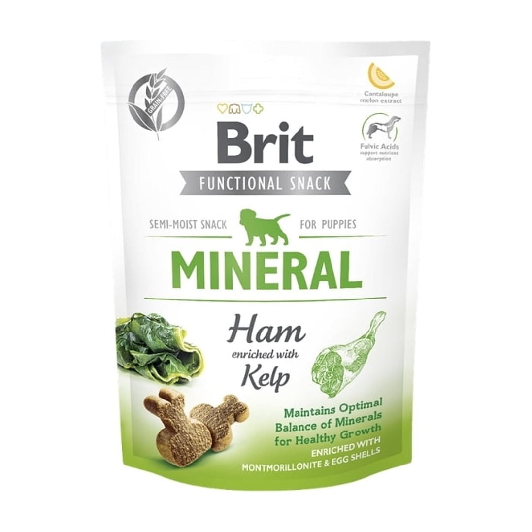 Snack Perros Brit Care Puppy Mineral Ham With Kelp 150 Grs.