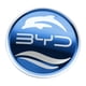thumbnail image 3 of Etiqueta Engomada Del Emblema Del Volante Del Coche Accesorio Interior De Metal Para Byd Azul, 3 of 5