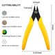 thumbnail image 2 of Alicates HongWay 13 cm Amarillos Cortadores Micro Flush 5 uds, 2 of 7
