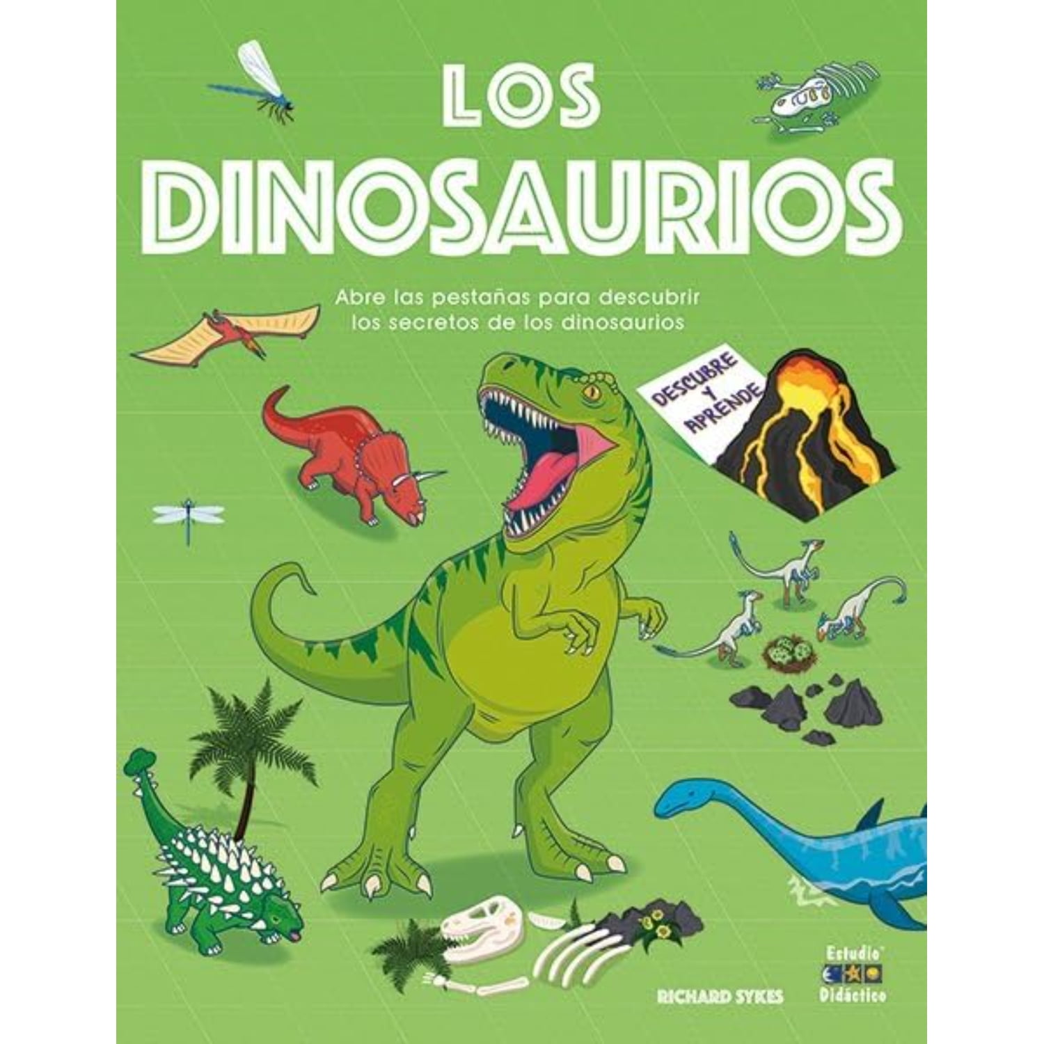 Edimat Libros - Libro Dinosaurios -descubre Y Aprende