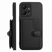 Foxdock Funda Para Xiaomi Redmi Note 12 4G Con Bloqueo Rfid - Diseño Elegante Con Cierre De Botón
