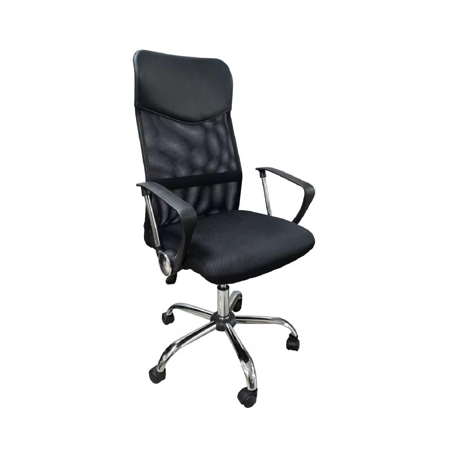 Silla De Oficina Pc Escritorio Alta Mesh Midtown Negro