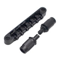 Bothyi - Puente De Montura De Guitarra, Piezas De Repuesto Ligeras Para Guitarra De Cuerdas, Color Negro