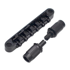 Bothyi - Puente De Montura De Guitarra, Piezas De Repuesto Ligeras Para Guitarra De Cuerdas, Color Negro