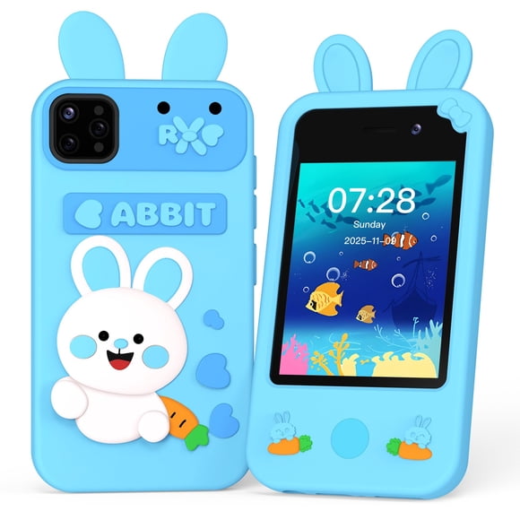 Smartphone de juguete Vivid Glass para niñas y niños de 3 a 8 años, 2.8'', 32 GB, azul
