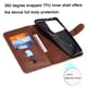 thumbnail image 4 of Funda con Cremallera para Samsung Galaxy S21 Ultra 5G, Carcasa Cartera de Cuero PU con Soporte y Tarjetero, 4 of 6
