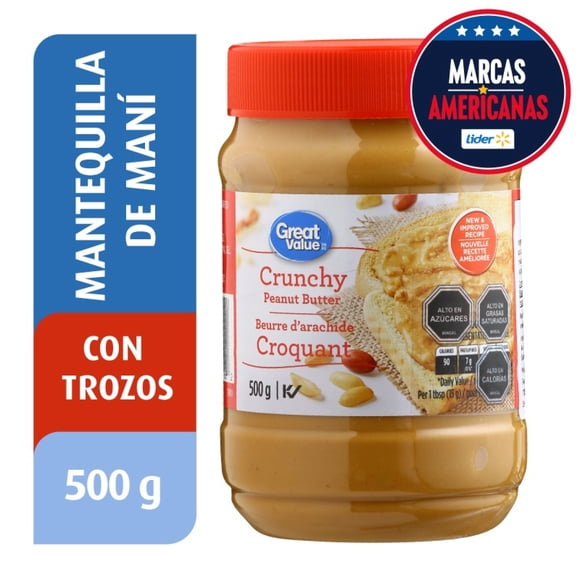 Mantequilla Maní Crunch, 500 ml
