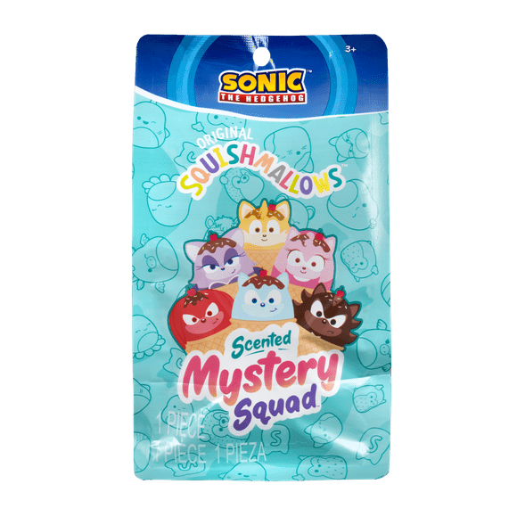 Peluche Sonic Sorpresa Con Aroma 13 Cm Squishmallows