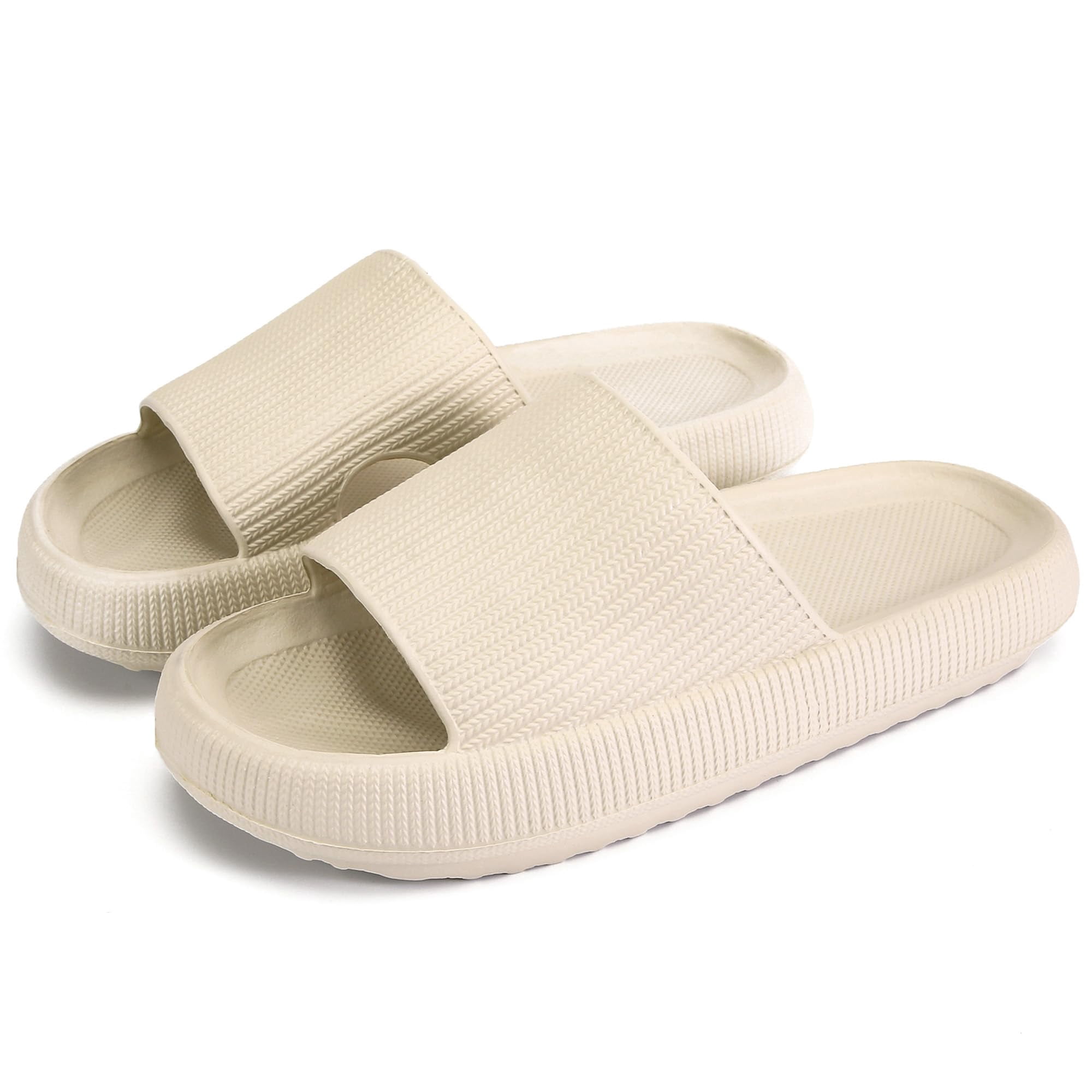 Sandalias Slipper Rosyclo Cloud, Unisex, Antideslizantes, Con Punta Abierta, Color Canela
