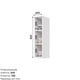 thumbnail image 2 of Mueble de Cocina Especiero Americana Blanco Home Mobili, 2 of 3