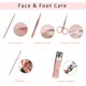 thumbnail image 4 of Set de manicura koofull Pink 12 en 1 con funda de viaje de piel, 4 of 6