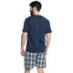 thumbnail image 3 of Pijama Hombre Relax Dúo Polera Jersey Bermuda Cuadros, 3 of 7