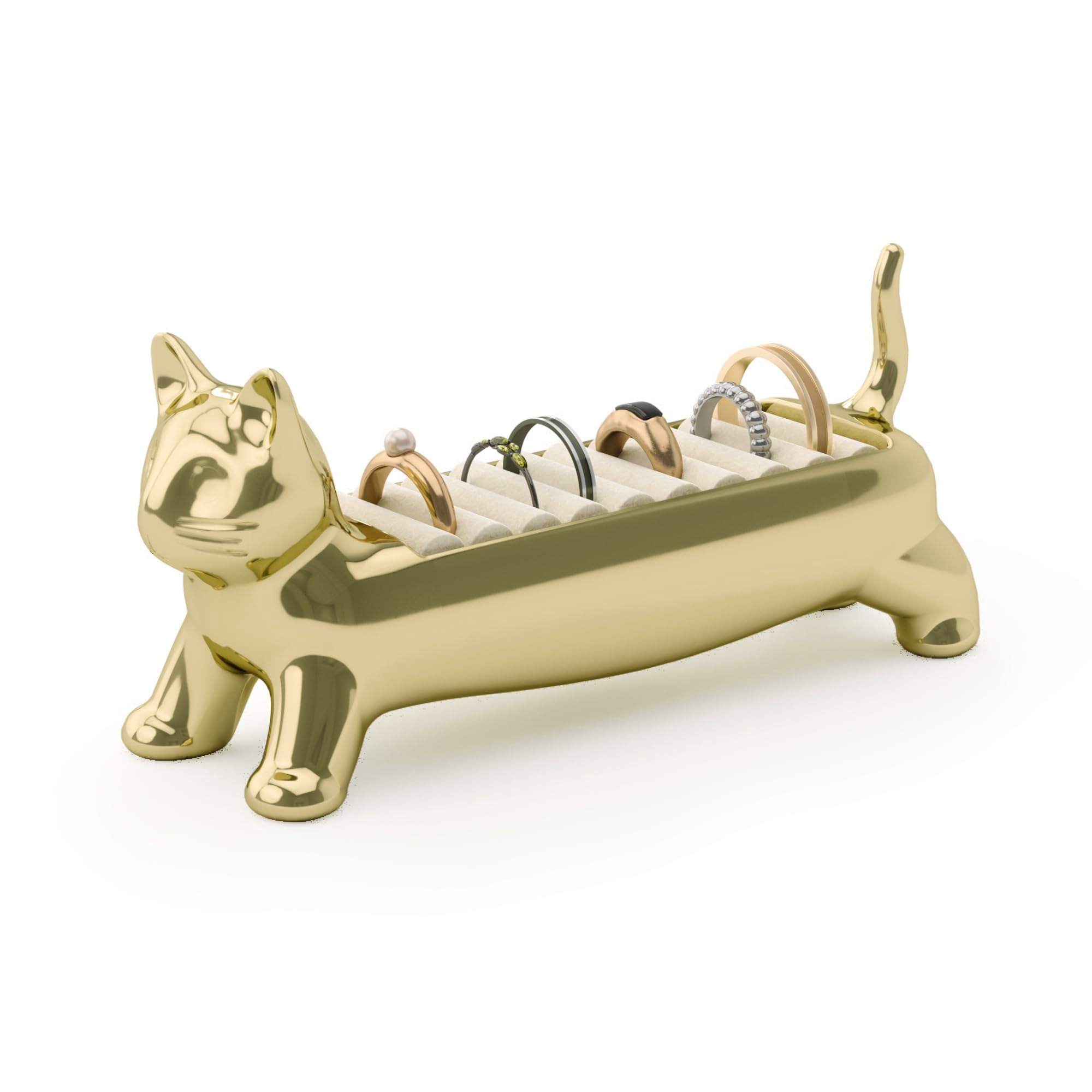 Soporte Para Anillos Con Forma De Gato Umbra Ali, Regalo Para Amantes De Mascotas, Gatitos Y Gatitos