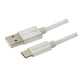 thumbnail image 3 of Cable Tipo Usb a Tipo C 1 Metros Textil Reforzado 3a Silver, 3 of 5