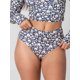 thumbnail image 3 of Bottom de Bikini Daikiri Mujer Calzón Tiro Alto Sin Elasticos Floral Marino Crema Protección UV50+, 3 of 3