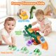 thumbnail image 5 of Rampa de Coches CRATIVWOOD 11.6x6.3x8.5 cm 4 Coches Rosa, 5 of 7