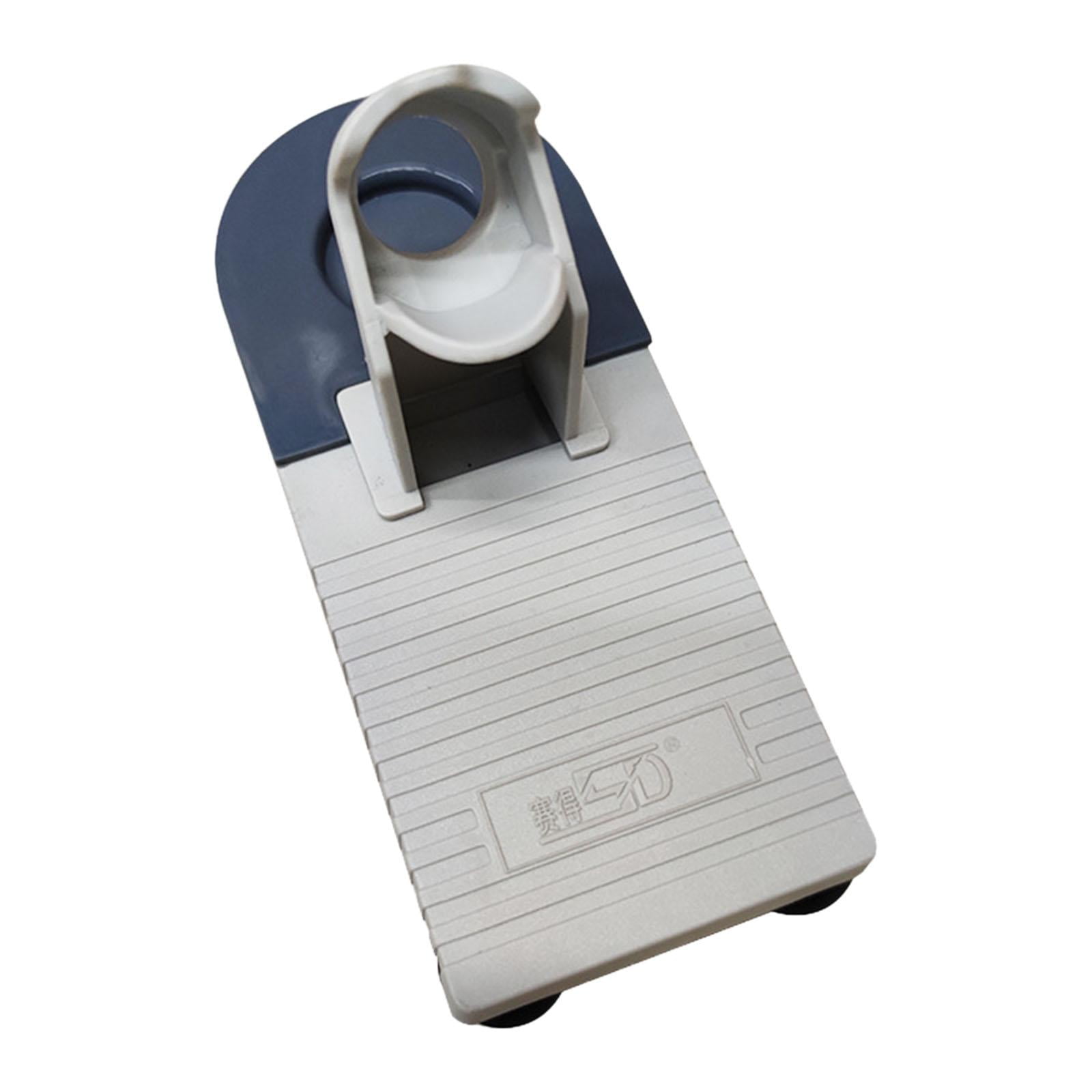 Magideal - Base De Pegamento Portátil, Organizador De Habitación Artesanal, Soporte De Máquina De Pegamento Caliente Diy, Soporte De Pegamento De Ventosa Rápida Ronda