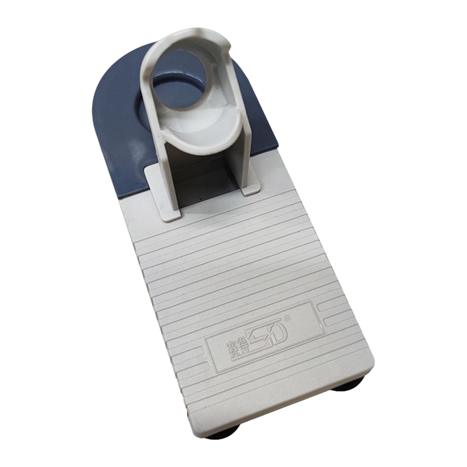 Magideal - Base De Pegamento Portátil, Organizador De Habitación Artesanal, Soporte De Máquina De Pegamento Caliente Diy, Soporte De Pegamento De Ventosa Rápida Ronda