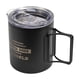 thumbnail image 5 of Taza de camping de metal, taza de camping de doble pared con aislamiento al vacío, taza para agua, té, café, taza para exteriores para viajes turístic Negro, 5 of 5