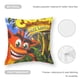 thumbnail image 5 of Funda de Almohada Crash Bandicoot Desmarcar 30x30cm, 5 of 6