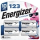 thumbnail image 1 of Pilas Energizer 123 CR123A 3V Litio Pack 4 Cámaras, 1 of 3