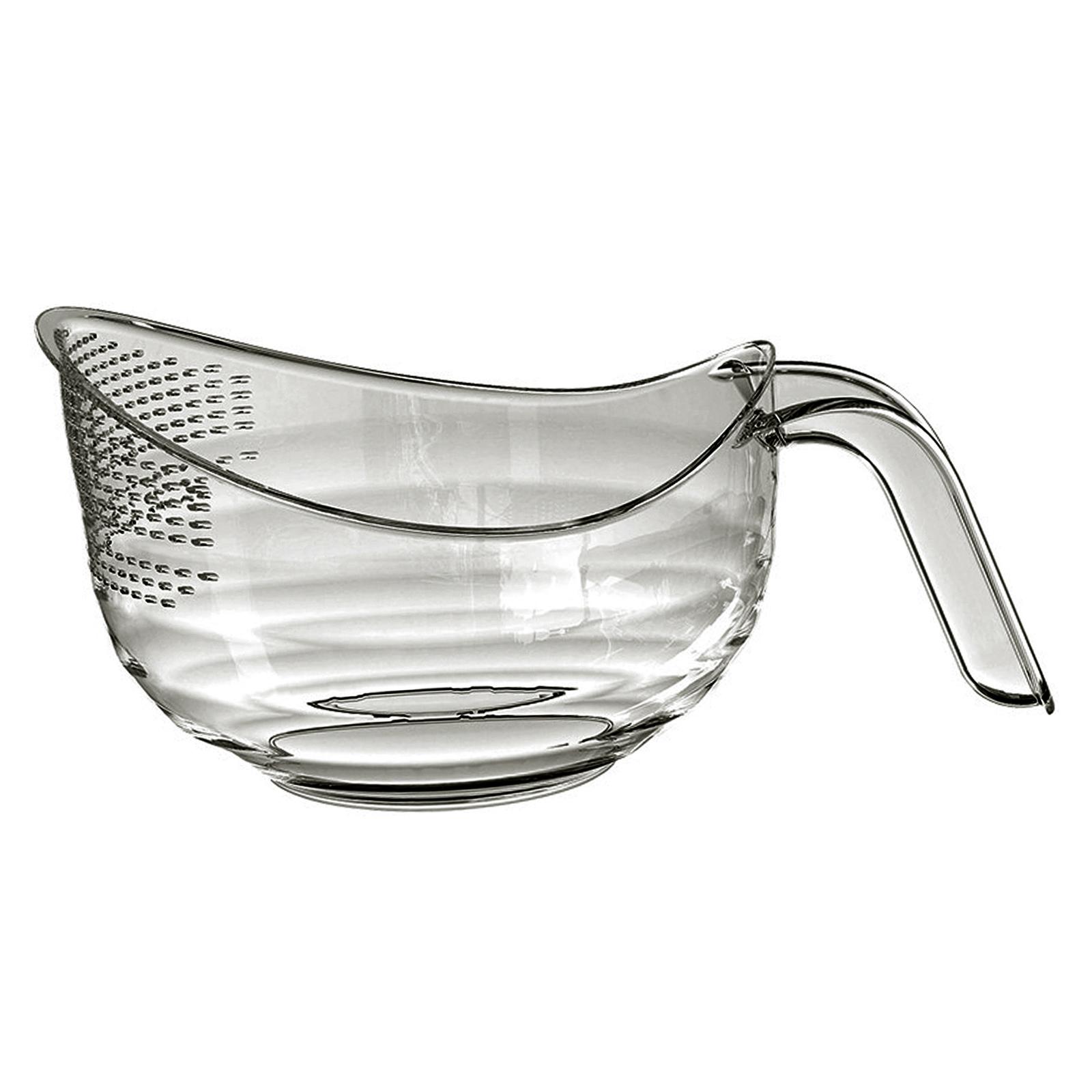 Bothyi - Colador De Filtro De Lavado De Arroz, Colador De Cocina Para El Hogar, Cuenco Para Frijoles, Frutas, Arroz, Gris