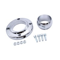 Ioensy - Columna De Dirección De Montaje En El Suelo, Color Plateado Columna De Dirección Resistente, Soporte Giratorio Para El Suelo