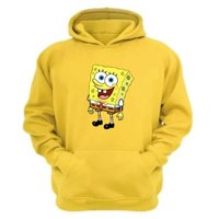 Genérico - Polerón Canguro Esponja Amarillo Amarillo Talla Xl Unisex