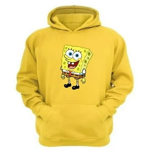 Genérico - Polerón Canguro Esponja Amarillo Amarillo Talla L Unisex