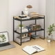 thumbnail image 3 of Repisa Organizador Cocina Acero Madera 2 Niveles 54cm Ancho Color Negro, 3 of 6