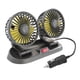 thumbnail image 2 of Ventilador De Coche De Doble Cabeza, Circulador De Aire Silencioso, Cinco Aspas De Ventilador Aptas Para Coche SUV 12V, 2 of 5