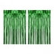thumbnail image 5 of 2 Uds Cortinas Con Flecos De Papel De Aluminio Brillante Decoración Para Halloween Carnaval Graduación Verde, 5 of 5