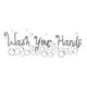 thumbnail image 1 of Decomural Wash Your Hands Bathroom WS-40800, 1 of 2