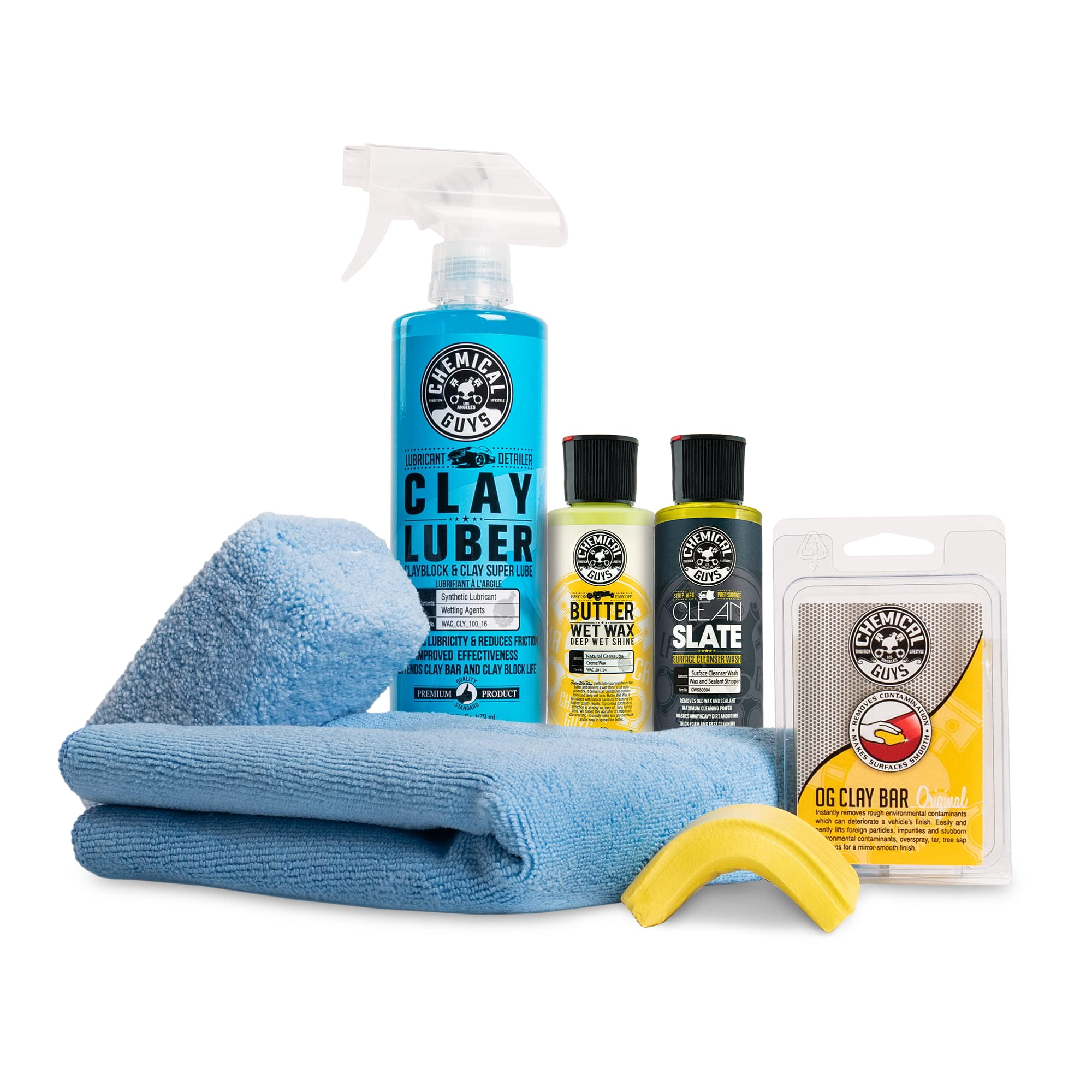 Kit Completo De Barra De Arcilla Chemical Guys Para Detallado De Autos