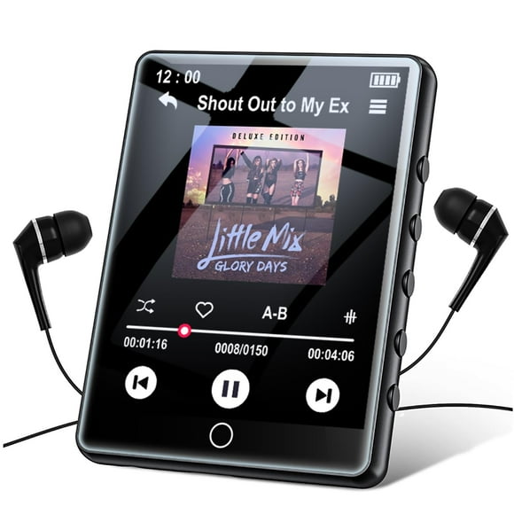 Hovoynn Reproductor MP3 64GB Bluetooth 5.3 Pantalla táctil 2.8 pulgadas
